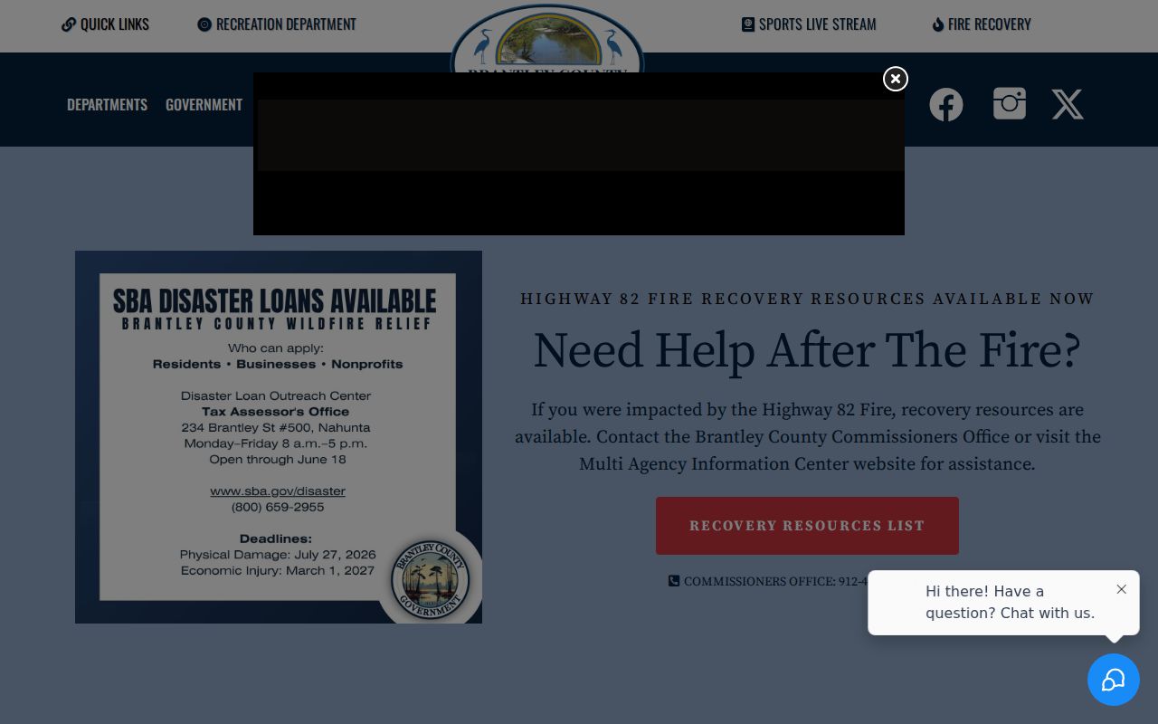 Brantley County court docket government resource