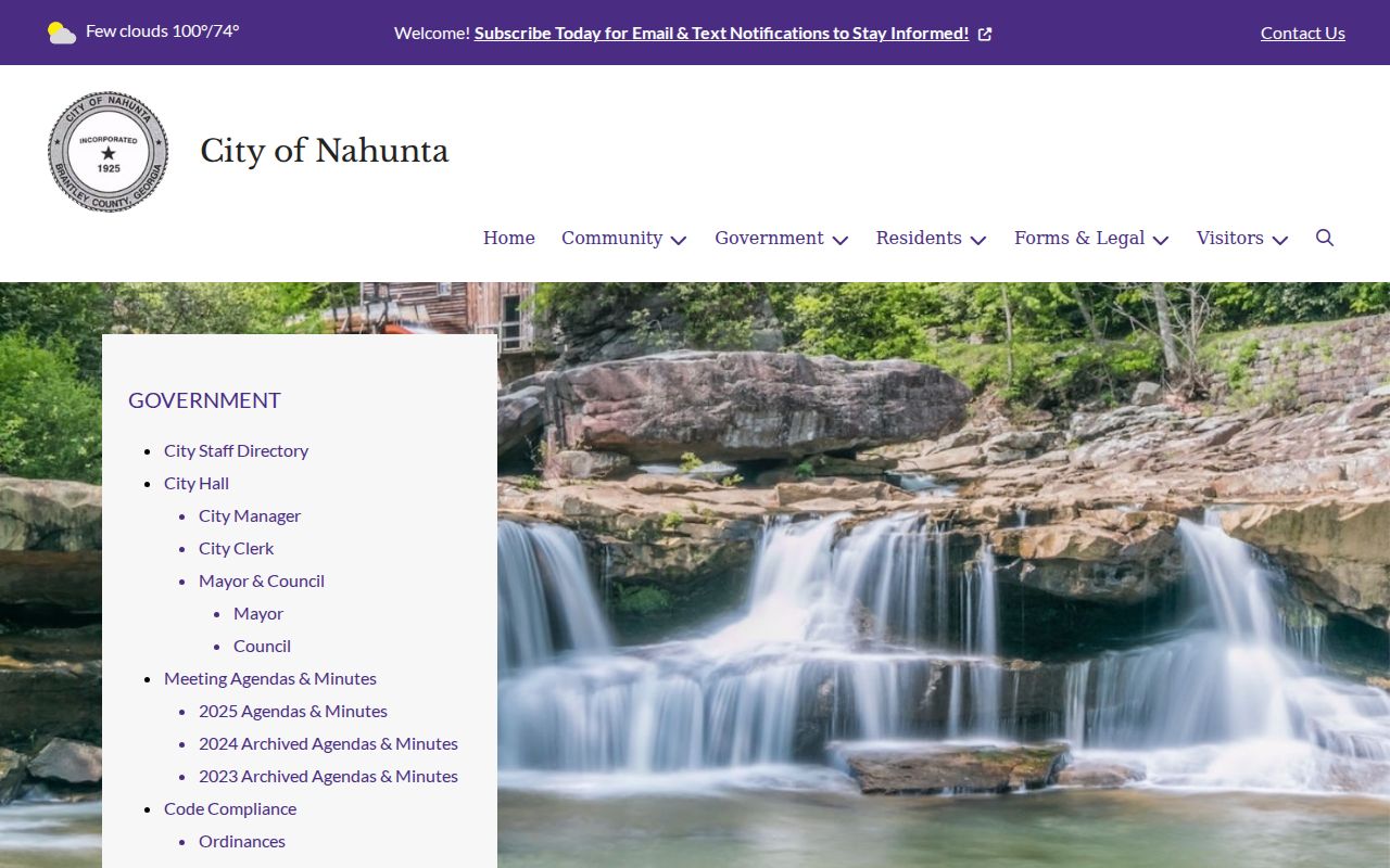 Nahunta public information request channels for written city requests